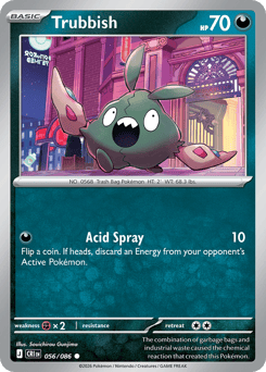Pokemon Chaos Rising Trubbish - 56