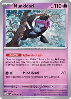 Pokemon Ascended Heroes Munkidori - 99