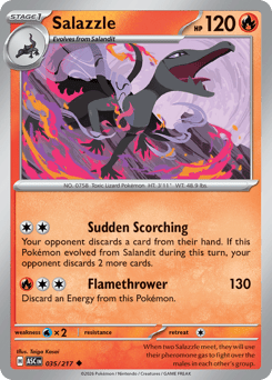 Pokemon Ascended Heroes Salazzle - 35