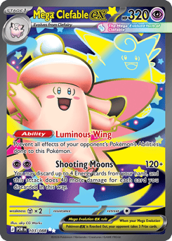 Pokemon Perfect Order Mega Clefable ex - 103