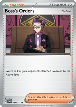 Pokemon Ascended Heroes Boss's Orders - 183