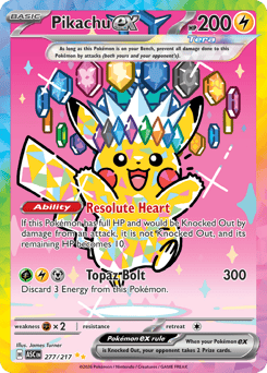 Pokemon Ascended Heroes Pikachu ex - 277