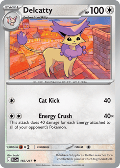 Pokemon Ascended Heroes Delcatty - 166