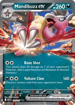 Pokemon Ascended Heroes Mandibuzz ex - 139
