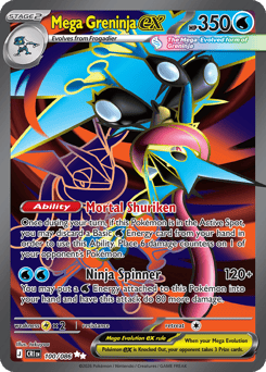 Pokemon Chaos Rising Mega Greninja ex - 100