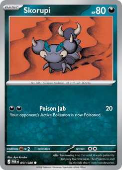 Pokemon Perfect Order Skorupi - 51