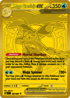 Pokemon Chaos Rising Mega Greninja ex - 122