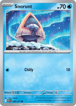 Pokemon Ascended Heroes Snorunt - 46