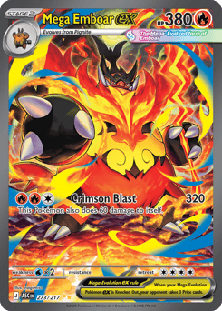 Pokemon Ascended Heroes Mega Emboar ex - 273