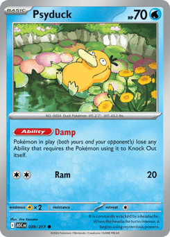 Pokemon Ascended Heroes Psyduck - 39