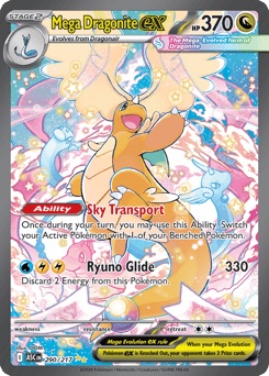 Pokemon Ascended Heroes Mega Dragonite ex - 290