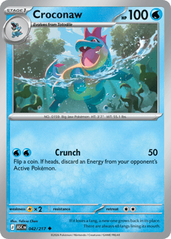 Pokemon Ascended Heroes Croconaw - 42