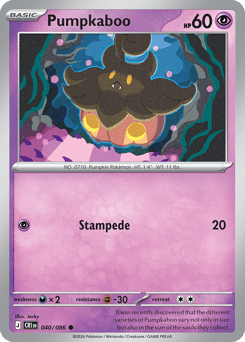 Pokemon Chaos Rising Pumpkaboo - 40