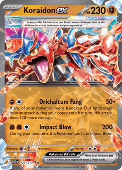 Pokemon Ascended Heroes Koraidon ex - 121