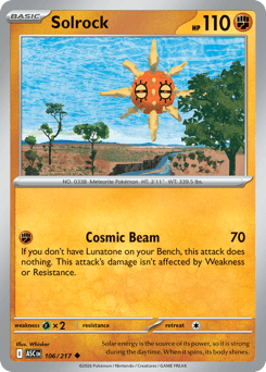 Pokemon Ascended Heroes Solrock - 106