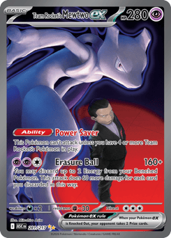Pokemon Ascended Heroes Team Rocket's Mewtwo ex - 281