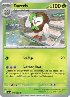 Pokemon Perfect Order Dartrix - 11