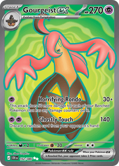Pokemon Chaos Rising Gourgeist ex - 102