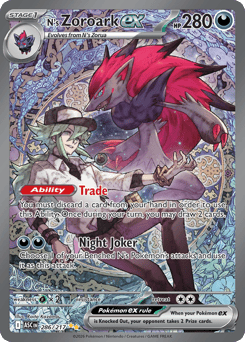 Pokemon Ascended Heroes N's Zoroark ex - 286