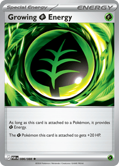 Pokemon Perfect Order Growing Grass Energy - 86