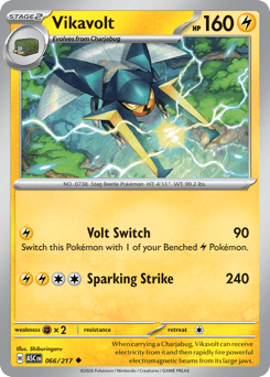 Pokemon Ascended Heroes Vikavolt - 66