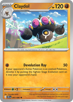 Pokemon Chaos Rising Claydol - 47