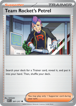 Pokemon Ascended Heroes Team Rocket's Petrel - 207
