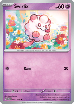 Pokemon Ascended Heroes Swirlix - 93
