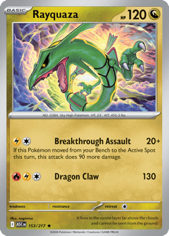 Pokemon Ascended Heroes Rayquaza - 153