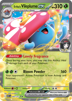 Pokemon Ascended Heroes Erika's Vileplume ex - 3