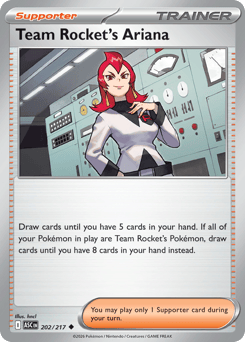 Pokemon Ascended Heroes Team Rocket's Ariana - 202