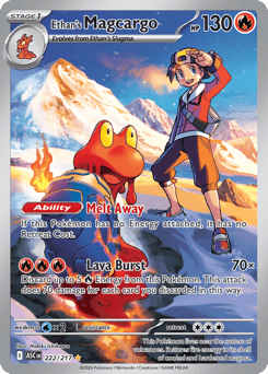 Pokemon Ascended Heroes Ethan's Magcargo - 222
