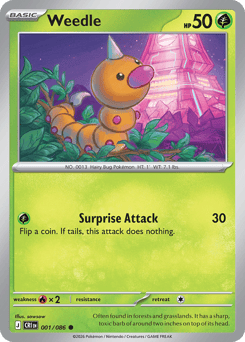 Pokemon Chaos Rising Weedle - 1