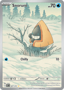 Pokemon Ascended Heroes Snorunt - 227