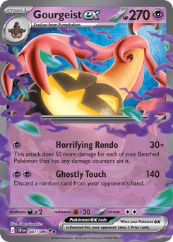 Pokemon Chaos Rising Gourgeist ex - 41