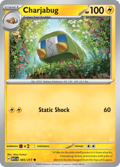 Pokemon Ascended Heroes Charjabug - 65