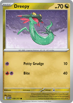 Pokemon Ascended Heroes Dreepy - 158