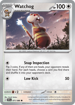 Pokemon Chaos Rising Watchog - 71
