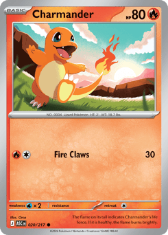 Pokemon Ascended Heroes Charmander - 20