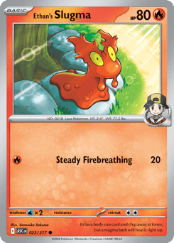 Pokemon Ascended Heroes Ethan's Slugma - 23