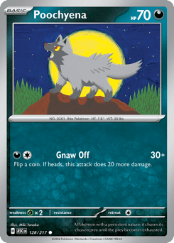 Pokemon Ascended Heroes Poochyena - 128