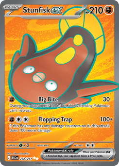 Pokemon Ascended Heroes Stunfisk ex - 252