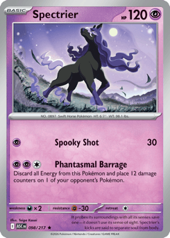 Pokemon Ascended Heroes Spectrier - 98