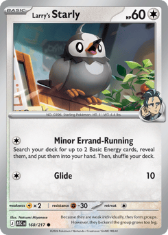 Pokemon Ascended Heroes Larry's Starly - 168