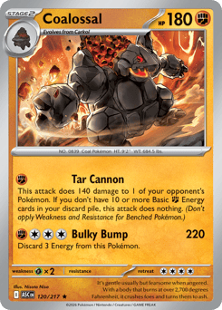 Pokemon Ascended Heroes Coalossal - 120