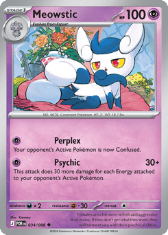 Pokemon Perfect Order Meowstic - 34