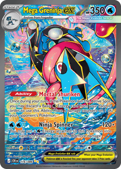 Pokemon Chaos Rising Mega Greninja ex - 116