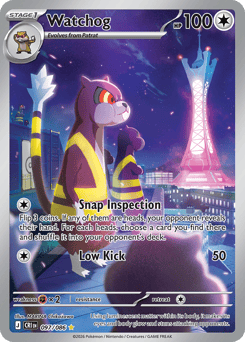 Pokemon Chaos Rising Watchog - 97