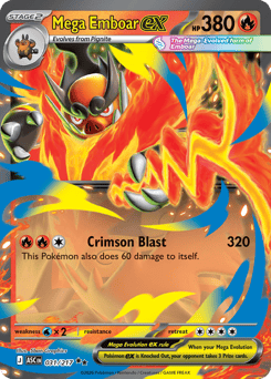 Pokemon Ascended Heroes Mega Emboar ex - 31