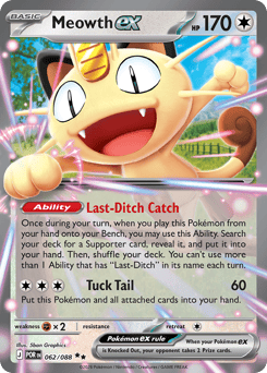 Pokemon Perfect Order Meowth ex - 62